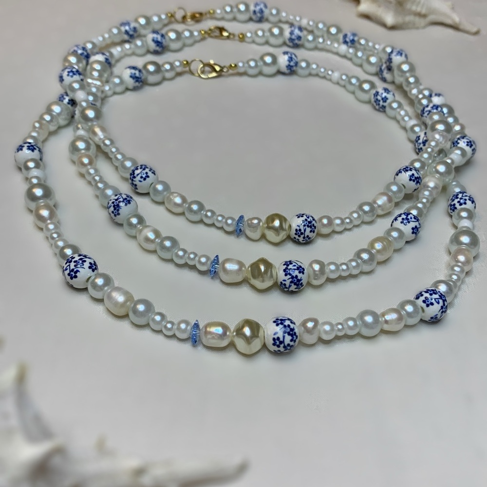 5/$20 ENTIRE SHOP CLEARANCE Seraphina Pearl 🪻 Handmade necklace